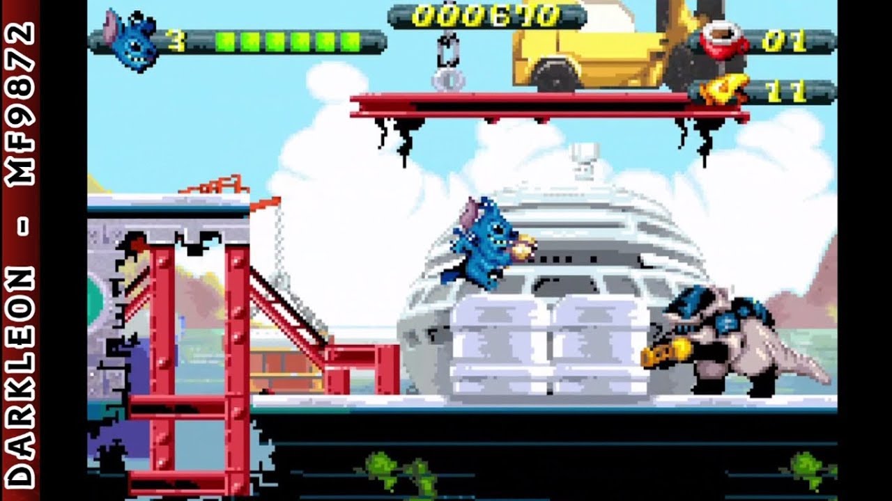 Game Boy Advance - Disney's Lilo & Stitch 2 - Hamsterviel Havoc © 2004 Disney - Gameplay