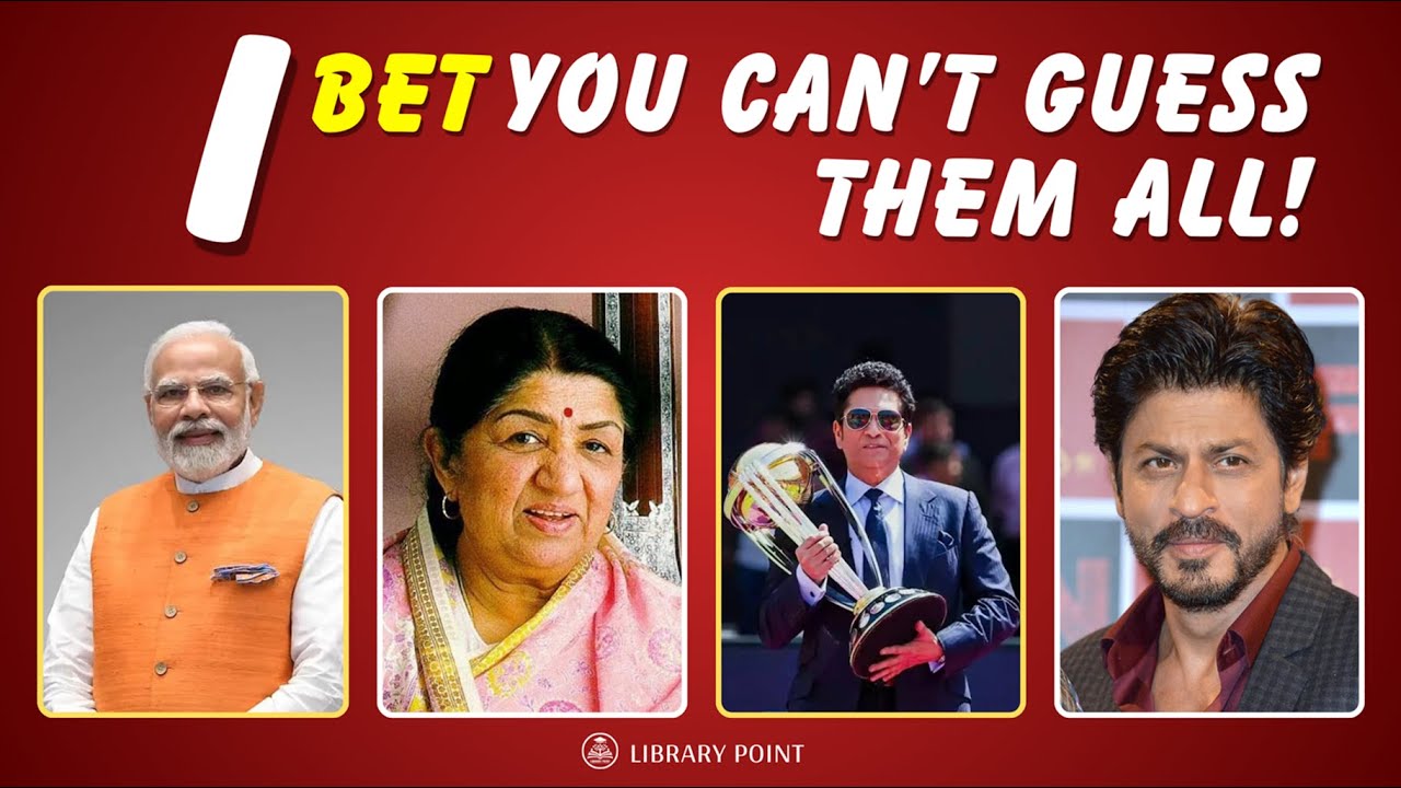 Guess the Famous Personalities of India 🇮🇳 | Can You Get All Right?  #librarypoint #quiz