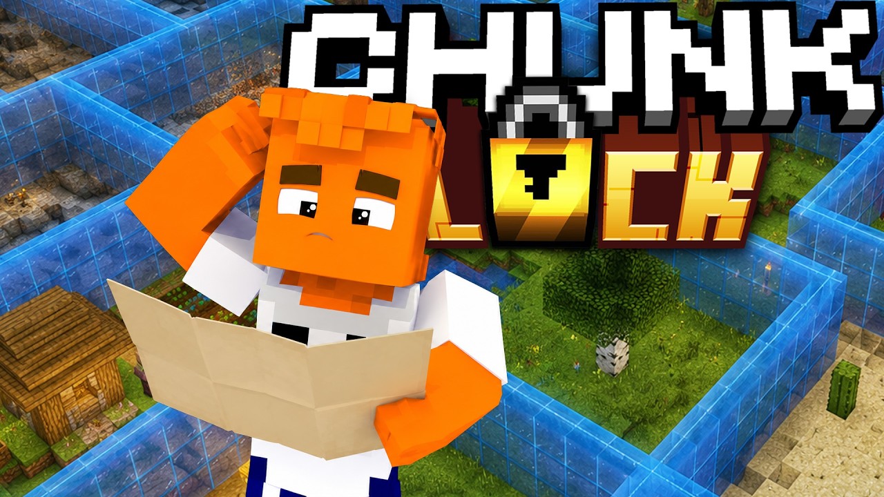Stworzyłem WIELKI LABIRYNT w HARDCORE CHUNKLOCK odc. 5