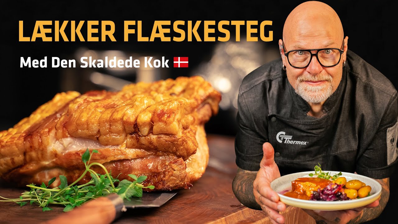 Perfekt sprød flæskesteg med hjemmelavet tilbehør – Lav klassisk dansk middag med Den Skaldede Kok!