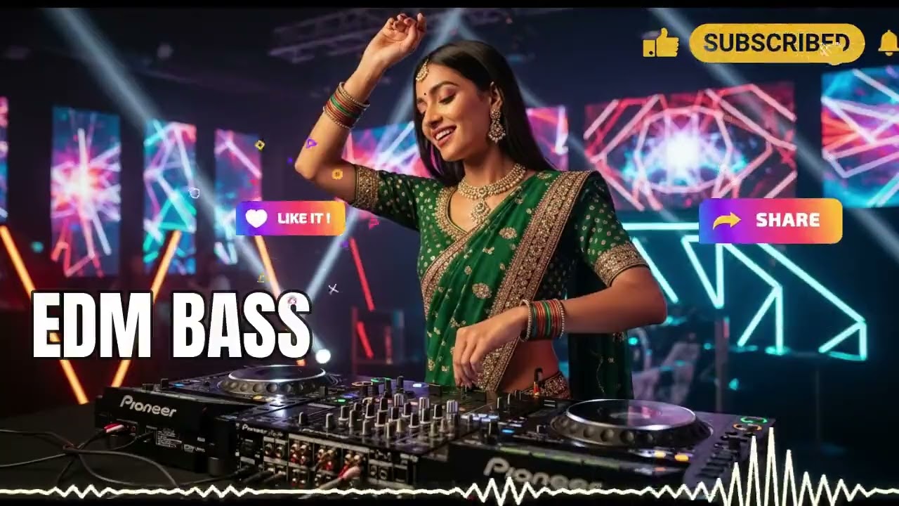 Hindi Club DJ Mix 2026 🎶 Bollywood EDM Bass Boosted Party Music