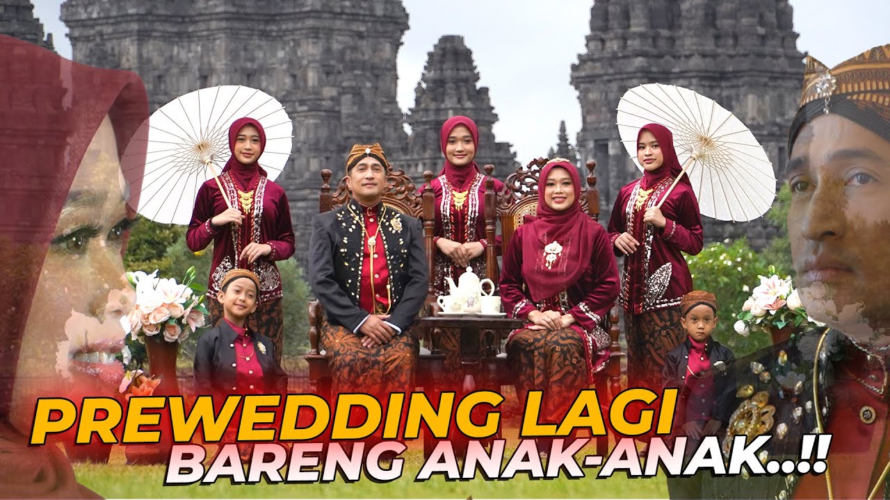DI TERJANG BADAI CANDI PRAMBANAN..DEMI FOTO KELUARGA ..
