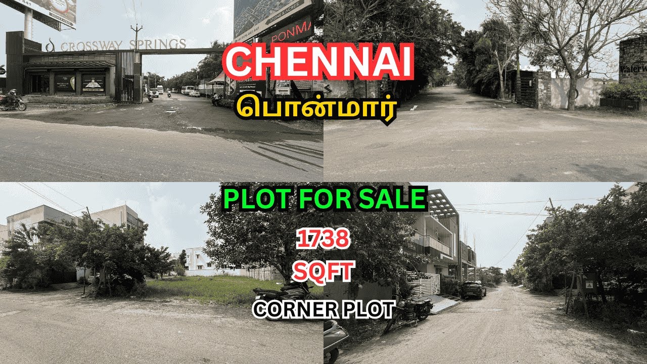 ID NO 204 💥CHENNAI PONMAR💥 😱 CORNER PROPERTY😍 FOR SALE 1738 SQFT #automobile #property
