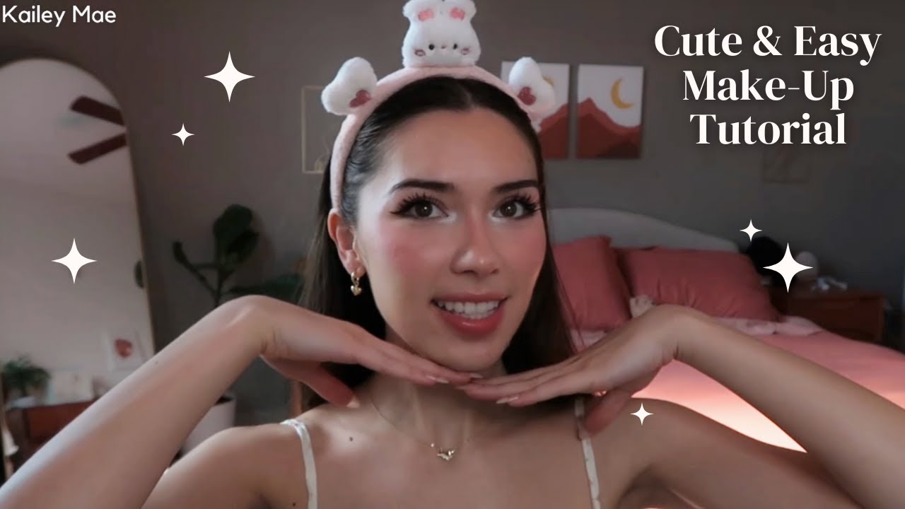 Простой и милый макияж с пошаговым руководством ♡ Много доступных по цене продуктов + все мои люб...