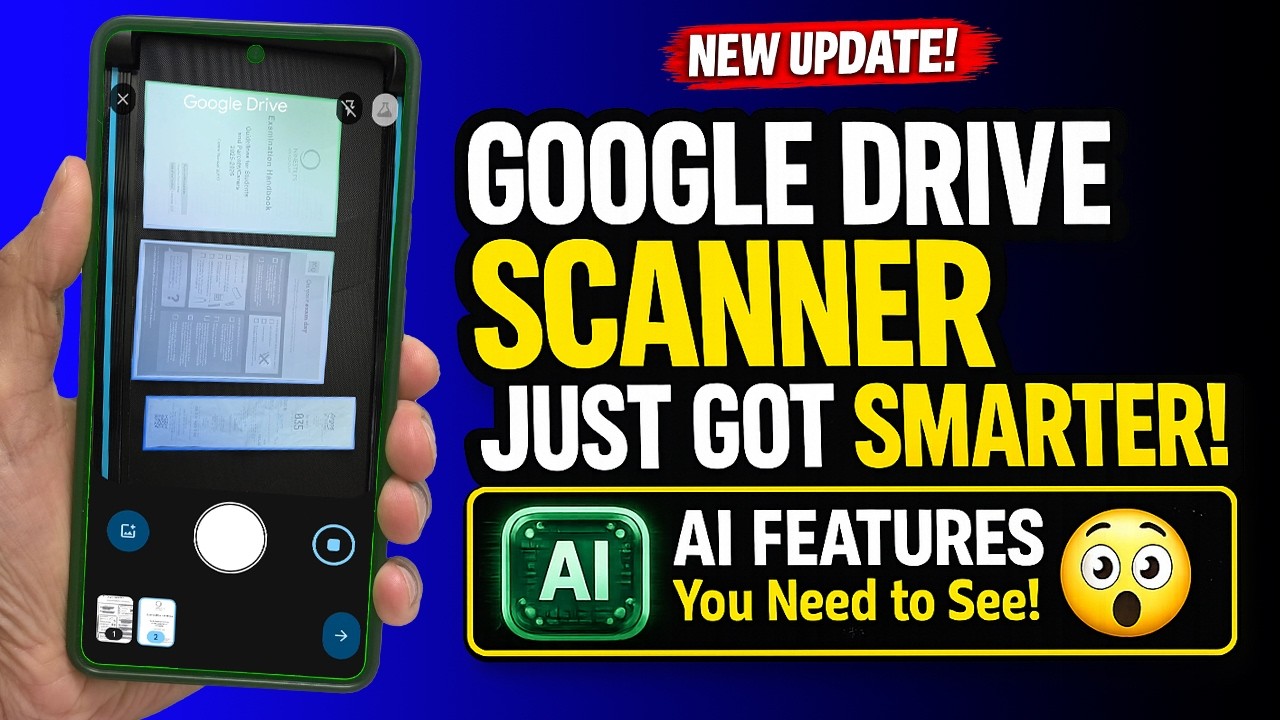 🚨 Google Drive Just Changed Scanning Forever! New AI Scanner Features You Need to See