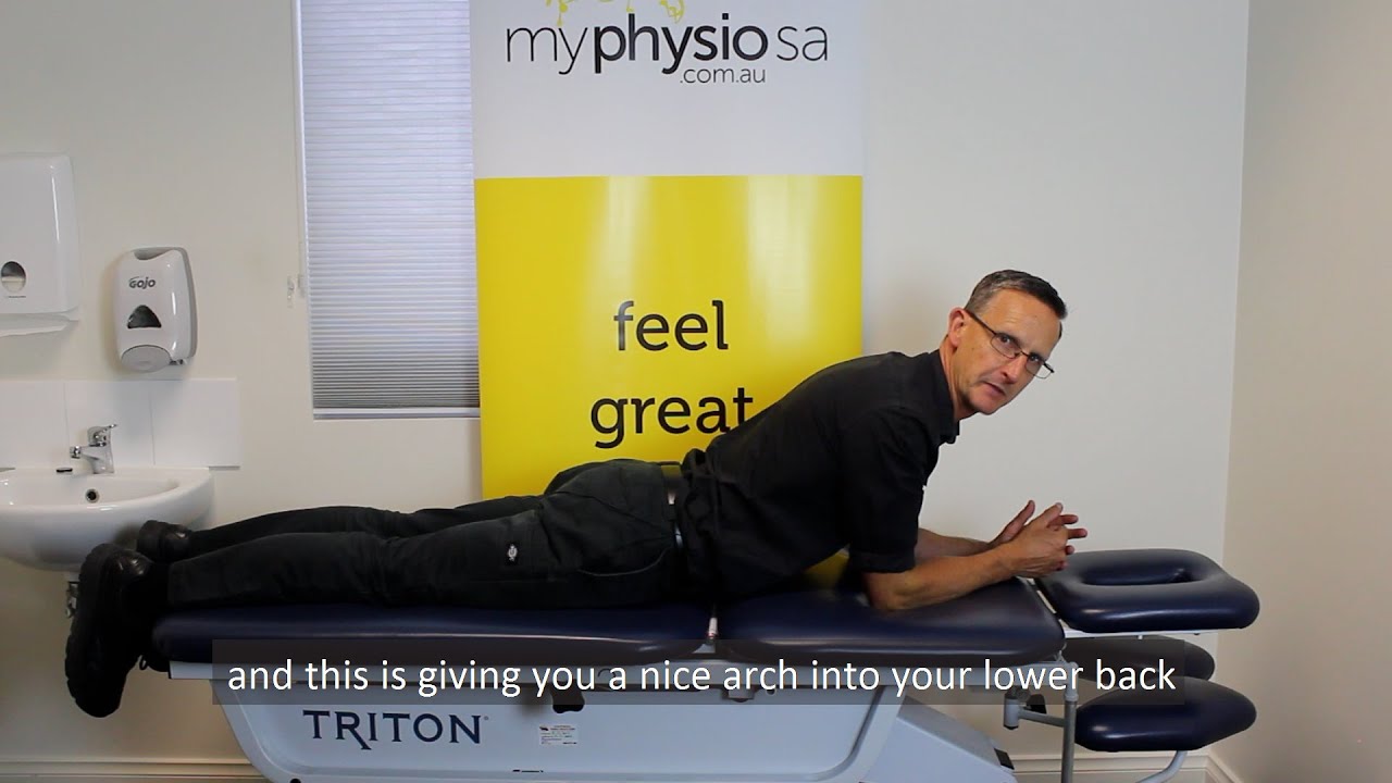 Low back pain with bending and sitting Physio tip