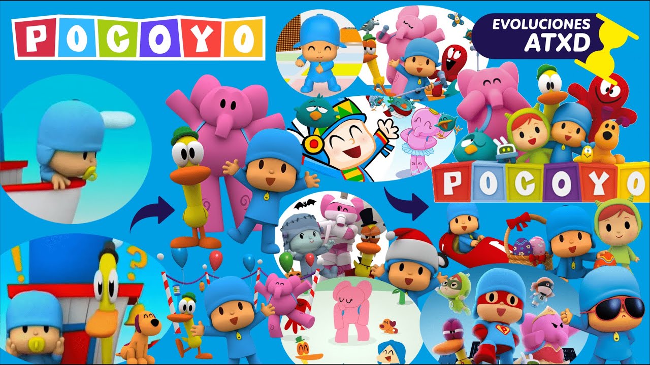 Evolución de Pocoyó (2003 - 2022) | ATXD ⏳