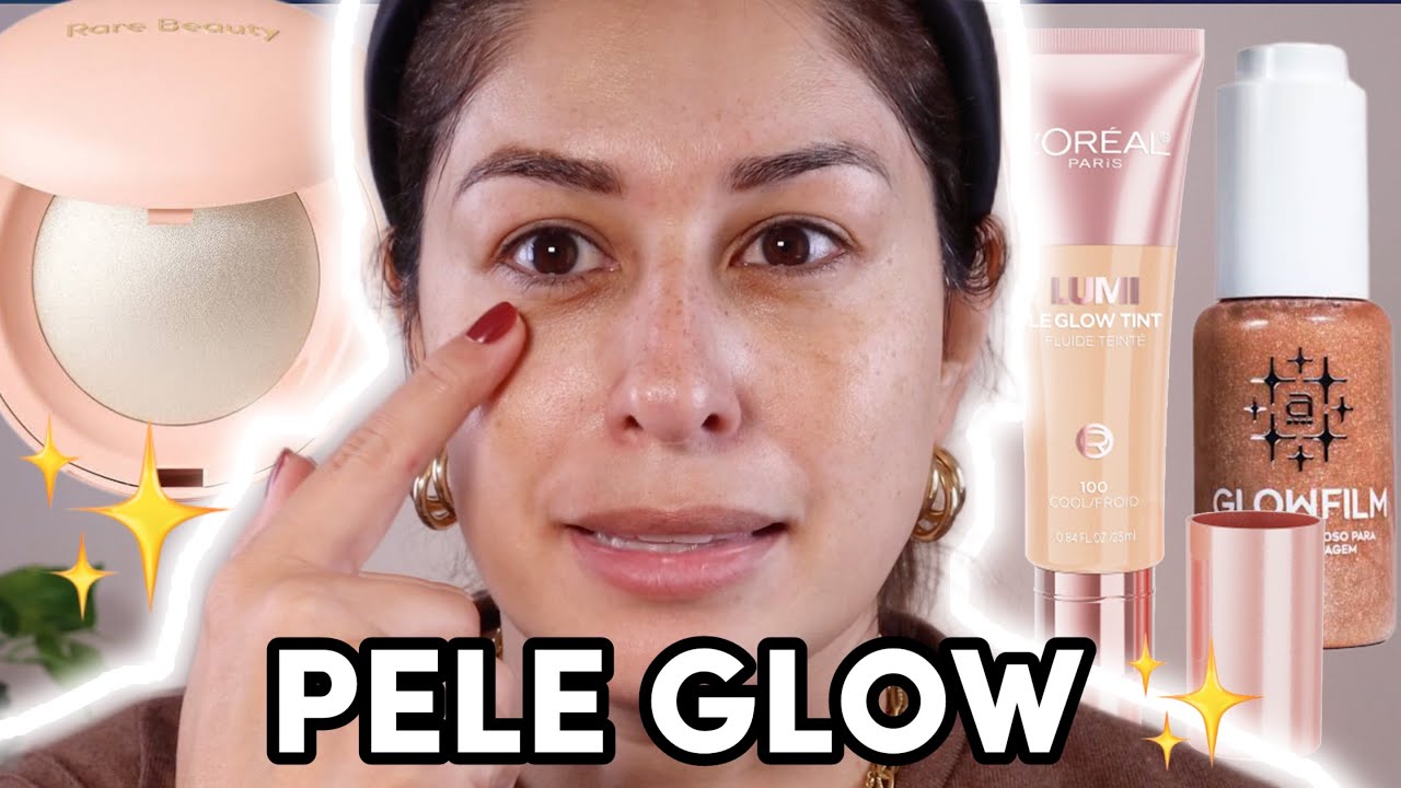 PRODUTOS com GLOW que eu RECOMENDO✨ Prepara&ccedil;&atilde;o de pele