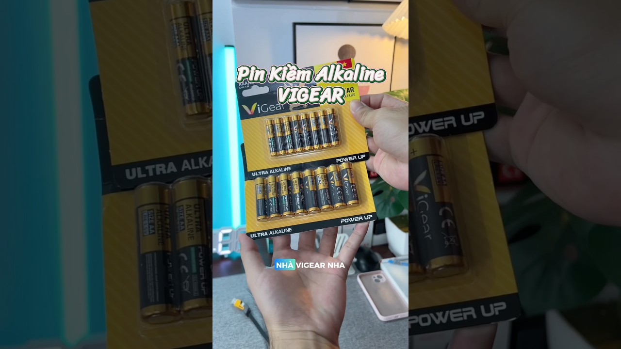Pin kiềm Alkaline Vigear | Phú Win Review