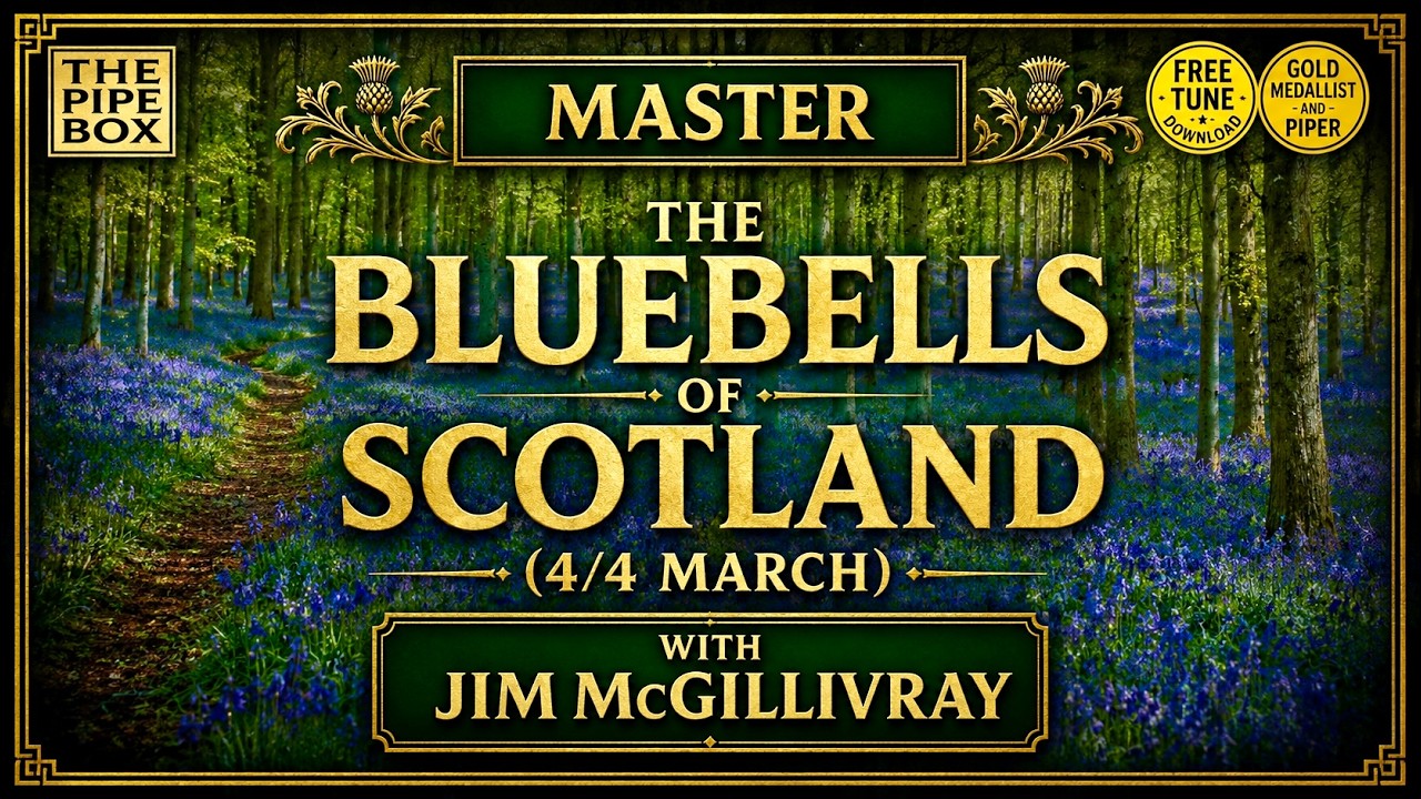 Master “The Bluebells of Scotland” (4/4 March) – Bagpipe Tutorial with Jim McGillivray + Free Tune