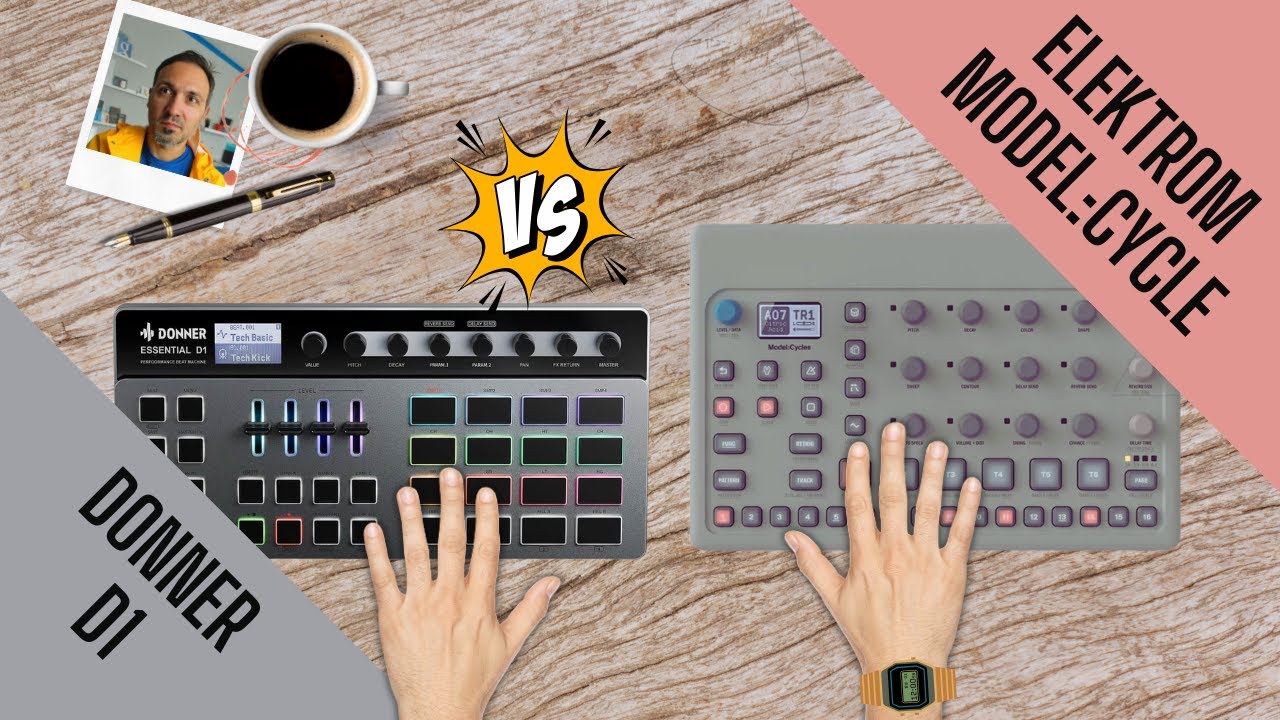 FM Synthesis vs. Sample Power: Elektron Model:Cycles vs Donner D1 Beat Machine