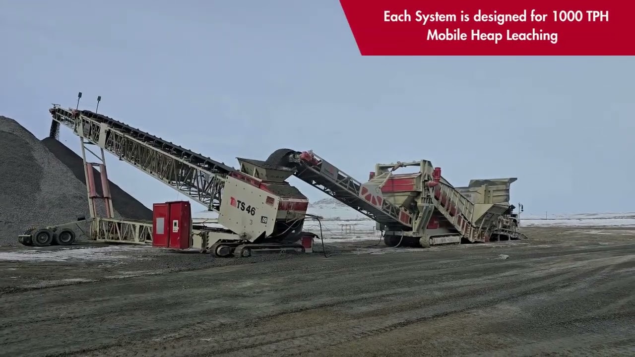 A 6 Unit Fully Mobile solution for Almaly2 mine handling Copper Ore