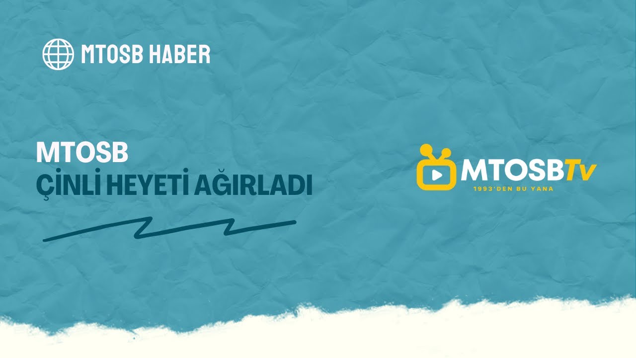 &Ccedil;in heyetinden MTOSB&rsquo;ye ziyaret
