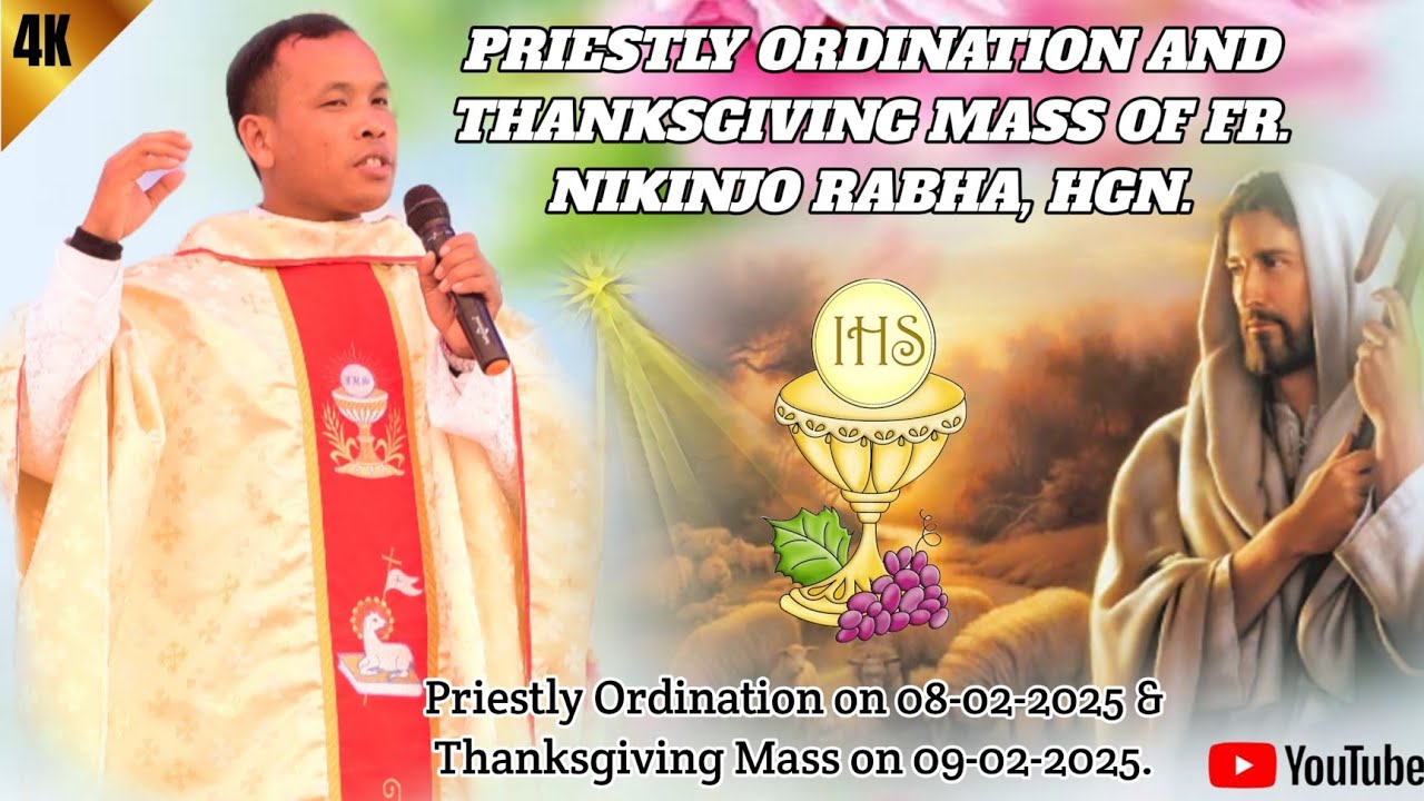 Priestly Ordination and Thanksgiving Mass of Fr. Nikinjo Rabha, HGN. || New Kocha Rabha Video 2025