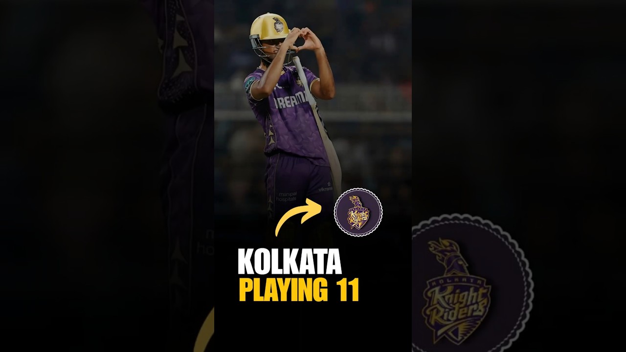 KKR Strongest Playing 11 IPL 2026 💜🔥 | Kolkata Knight Riders Best XI Prediction 🤯 #shorts #ytshorts