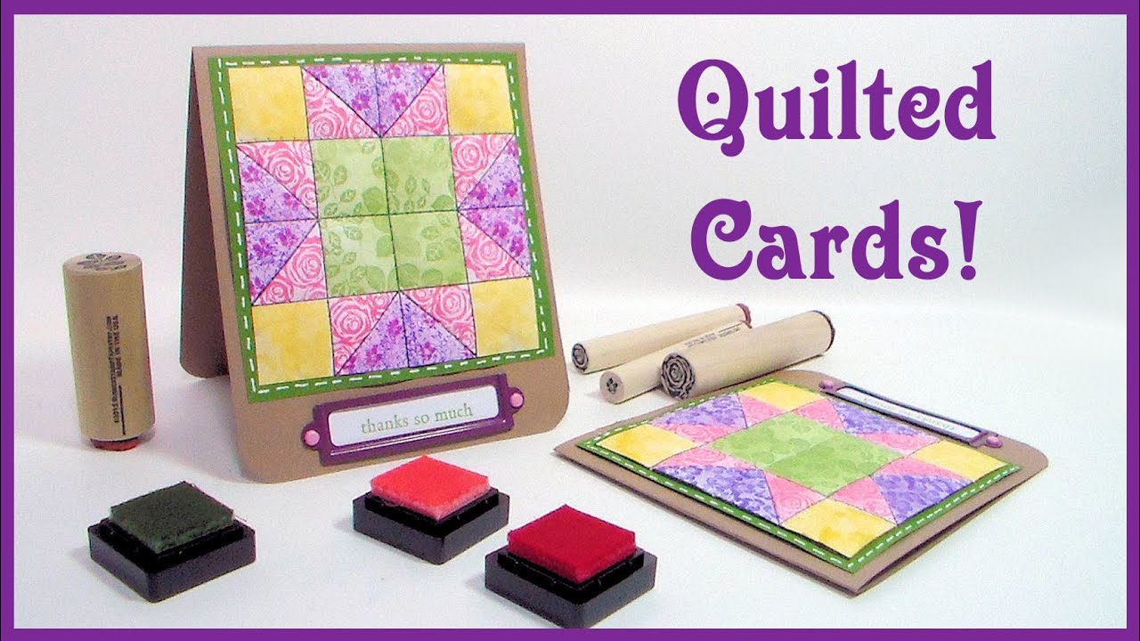 Puffy Paper Quilt Card // Stamp School