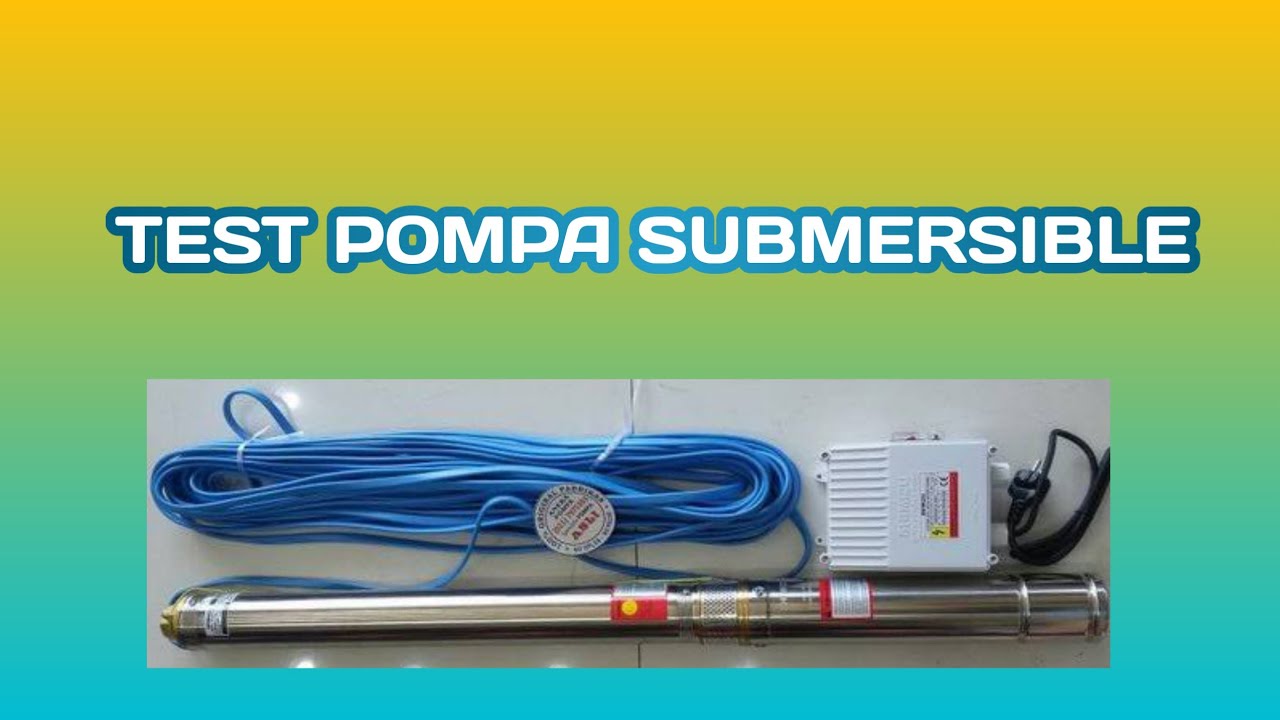 Test Pompa Submersible Shimizu 0,75hp I PompaSubmersible I PompaSatelit I PompaSibel I PompaAir