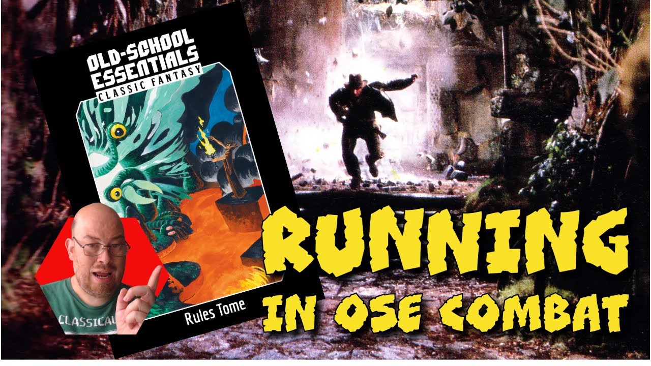 How to Handle Running in Old School Essentials Combat | Hexed Press's DM tips