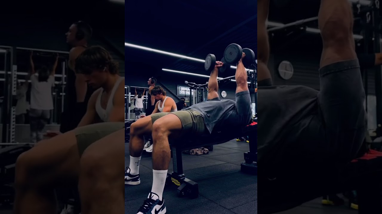 تفجير عضلة الصدر🔥😍❤️