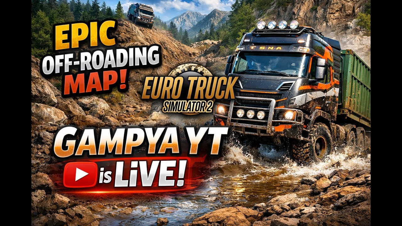 AAJ TO OFF-ROADING KA MAJJA LENGE | ETS2 GAMEPLAY #streamer #viral #trending  #chill #ets #shorts