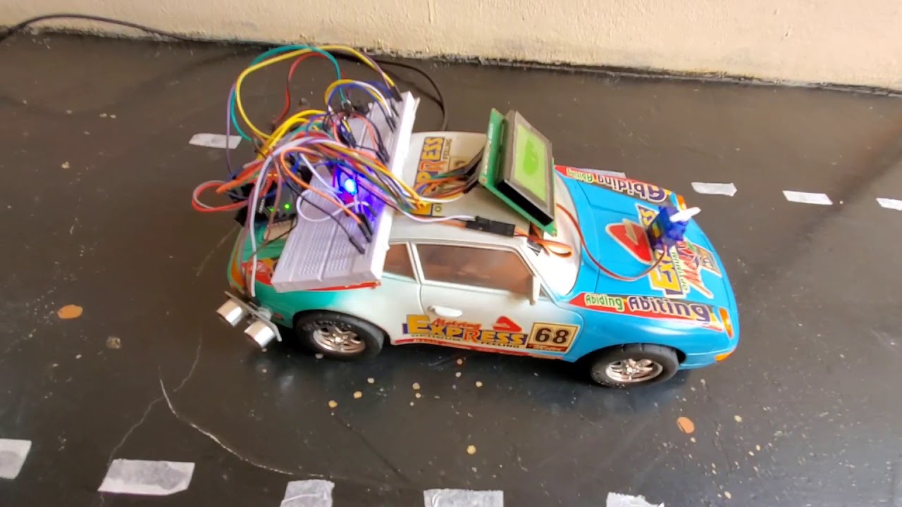 final year project working prototype  blind spot detection system