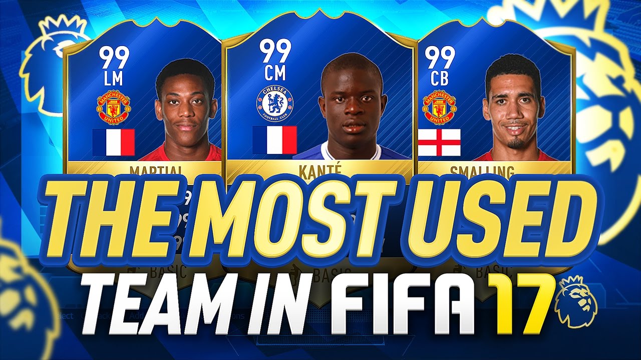 The Most Used Team in FIFA! EPL Edition