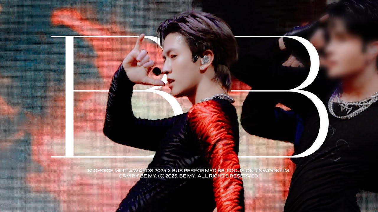 [FANCAM 4K ] 250907 MchoiceMintAwards2025xBUS  'BB&rsquo; - JINWOOK FOCUS