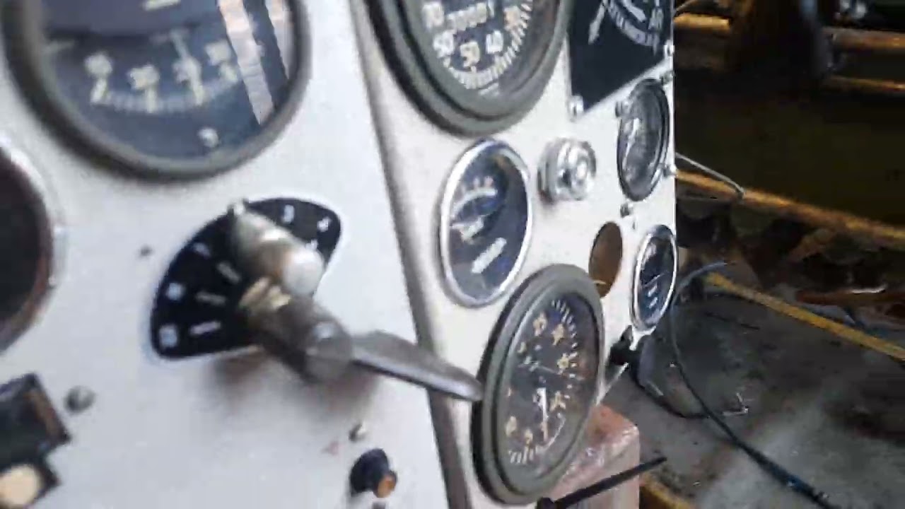 AMX13 char, tank restoration, tank engine first run in over 20 years.