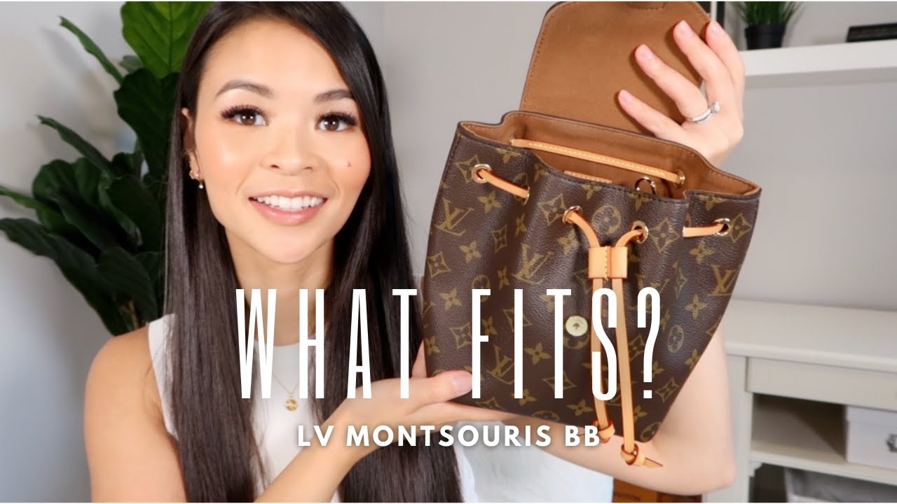 WHAT FITS IN THE LV MONTSOURIS BB | Irene Simply