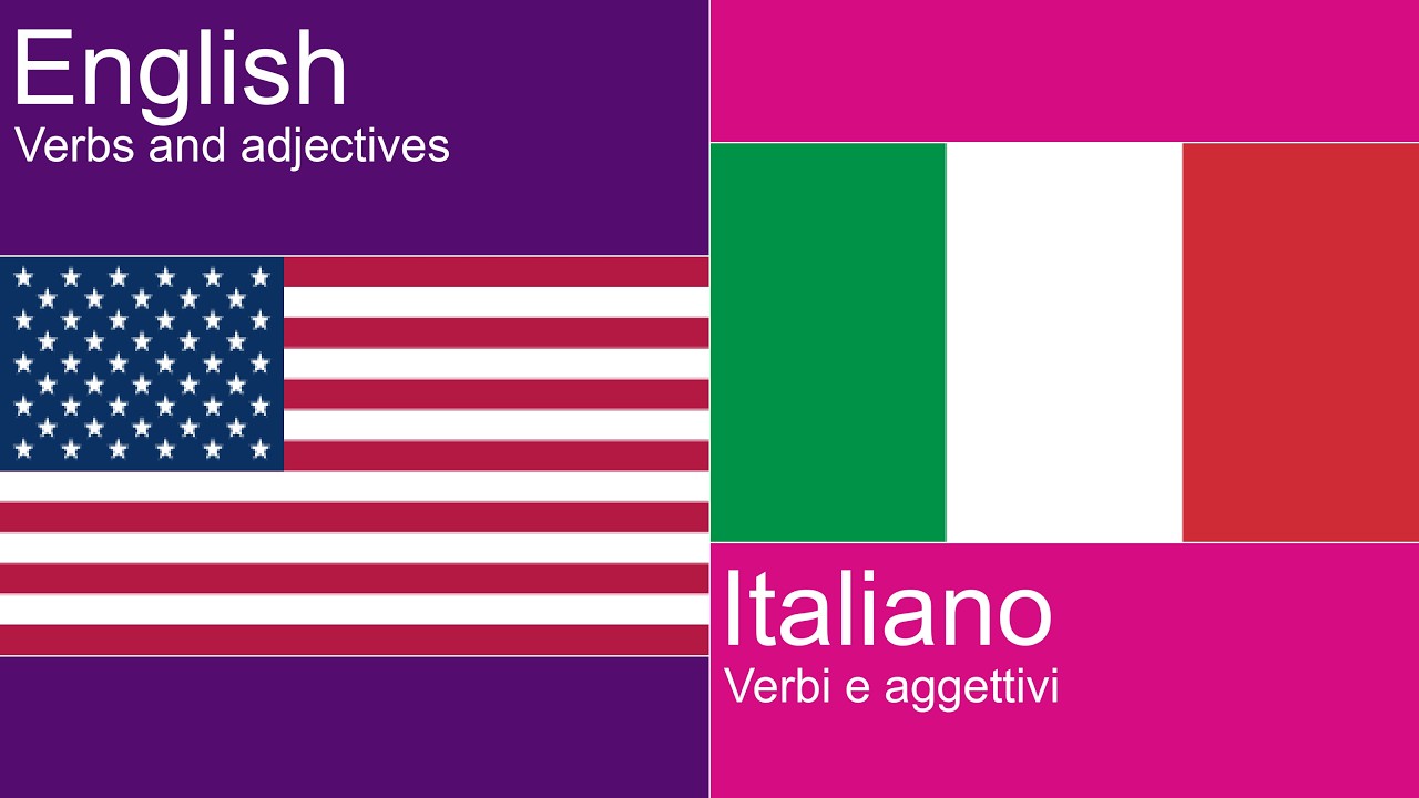 🇺🇸🇮🇹 Learn Italian while you sleep - 1000 verbs and adjectives (Part 2/10)