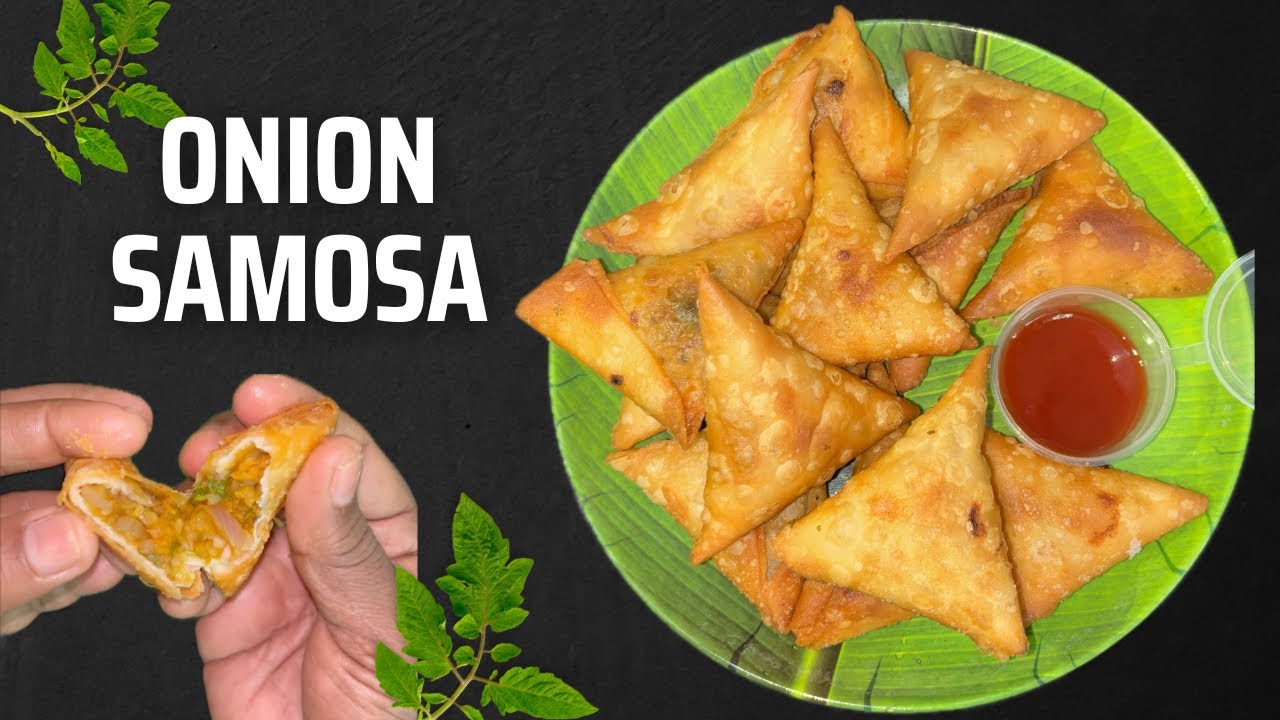 Onion Samosa Recipe in Kannada | ಈರುಳ್ಳಿ ಸಮೋಸ | Quick Onion Samosa recipe in Kannada 
