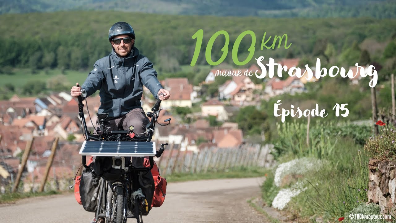 Alsace en vélo solaire : Rosheim Mont Sainte-Odile et rencontre avec Jean-Charles Spindler