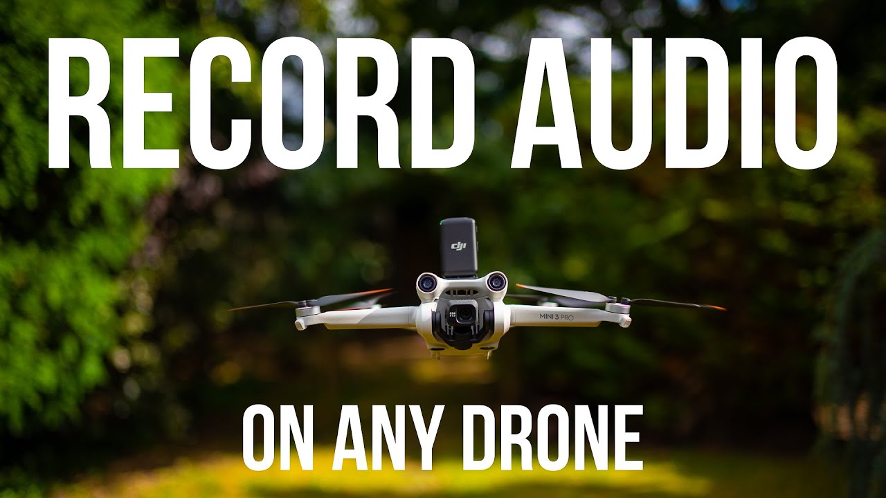 DJI Mini 3 Pro — как записать звук на дроне