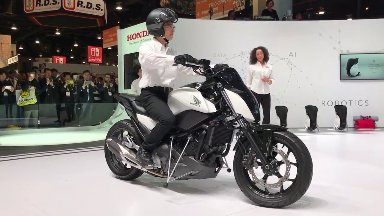 [CES 2017]ホンダ、自立するバイク「Honda Riding Assist」を世界初公開 #CES2017