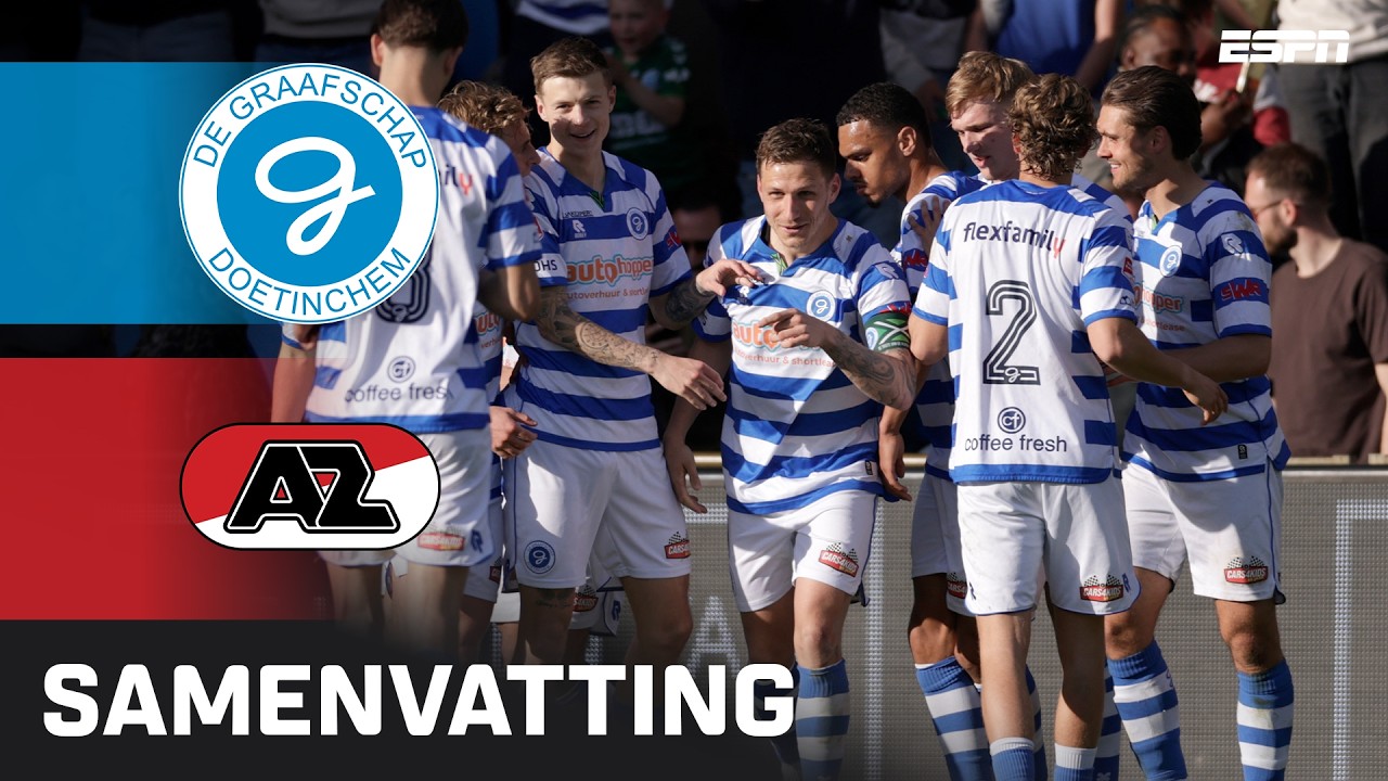 HATTRICK Reuven Niemeijer, ROOD voor JONG AZ!🤯 | Samenvatting De Graafschap - Jong AZ