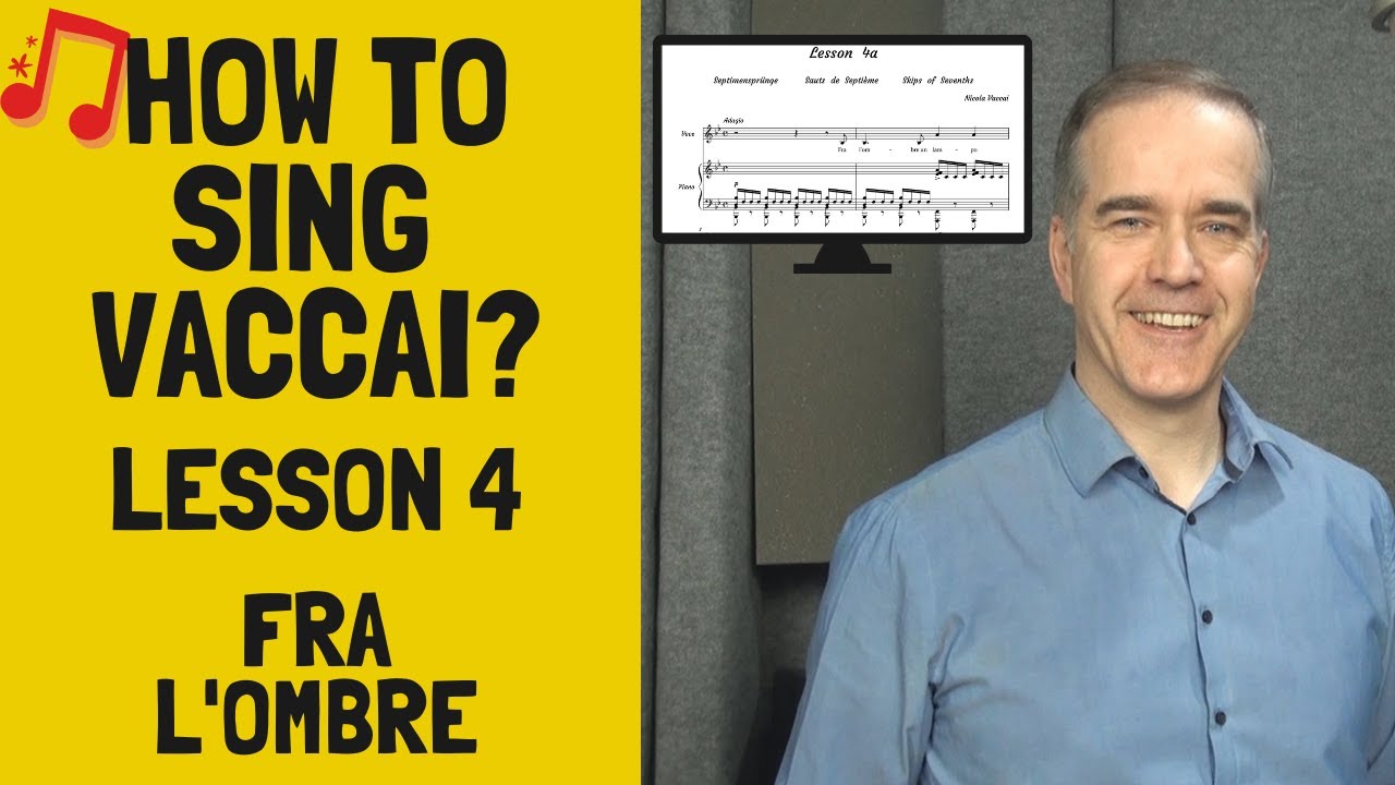 How to sing Vaccai? - lesson nr 4 - Fra l'ombre un lampo solo