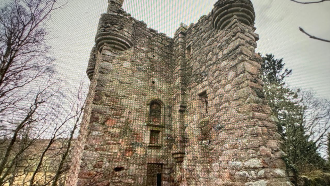 Ride to Corse Castle, from Torphins Aberdeenshire 