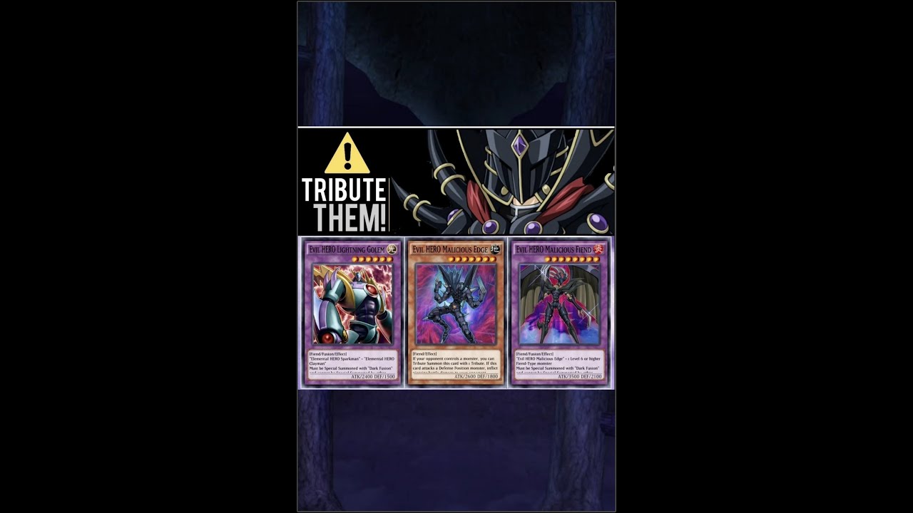 Yugioh Duel Links - Supreme King Tribute 3 Evil HERO to summon This!