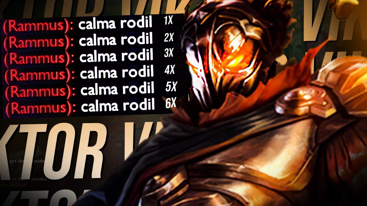 RAMMUS FICOU DOIDO AO VER MEU VIKTOR JUNGLE KKKK TILTA NÃO XD