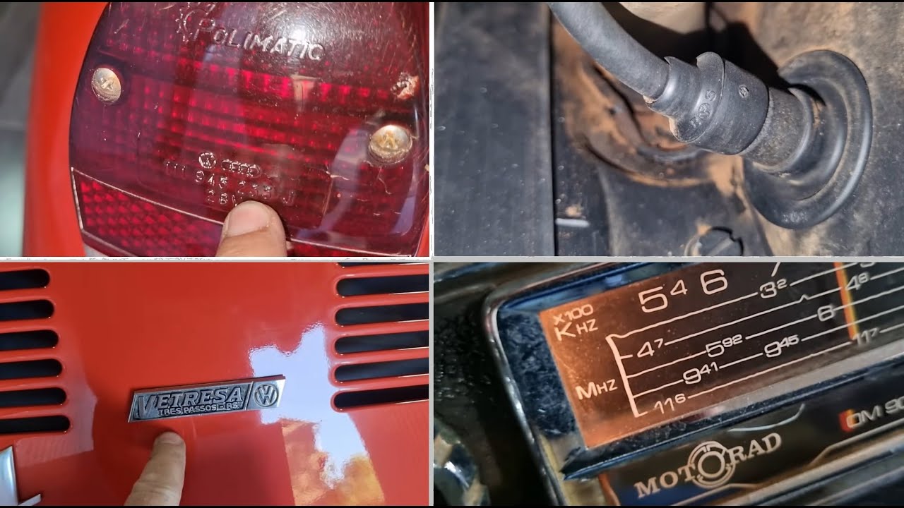Comprei um FUSCA com 35mil KM? 1300L 1976 vermelho ibérico