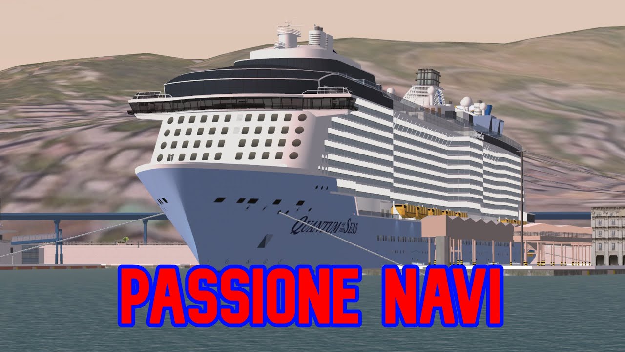 Arrivo della Quantum of the Seas a Genova