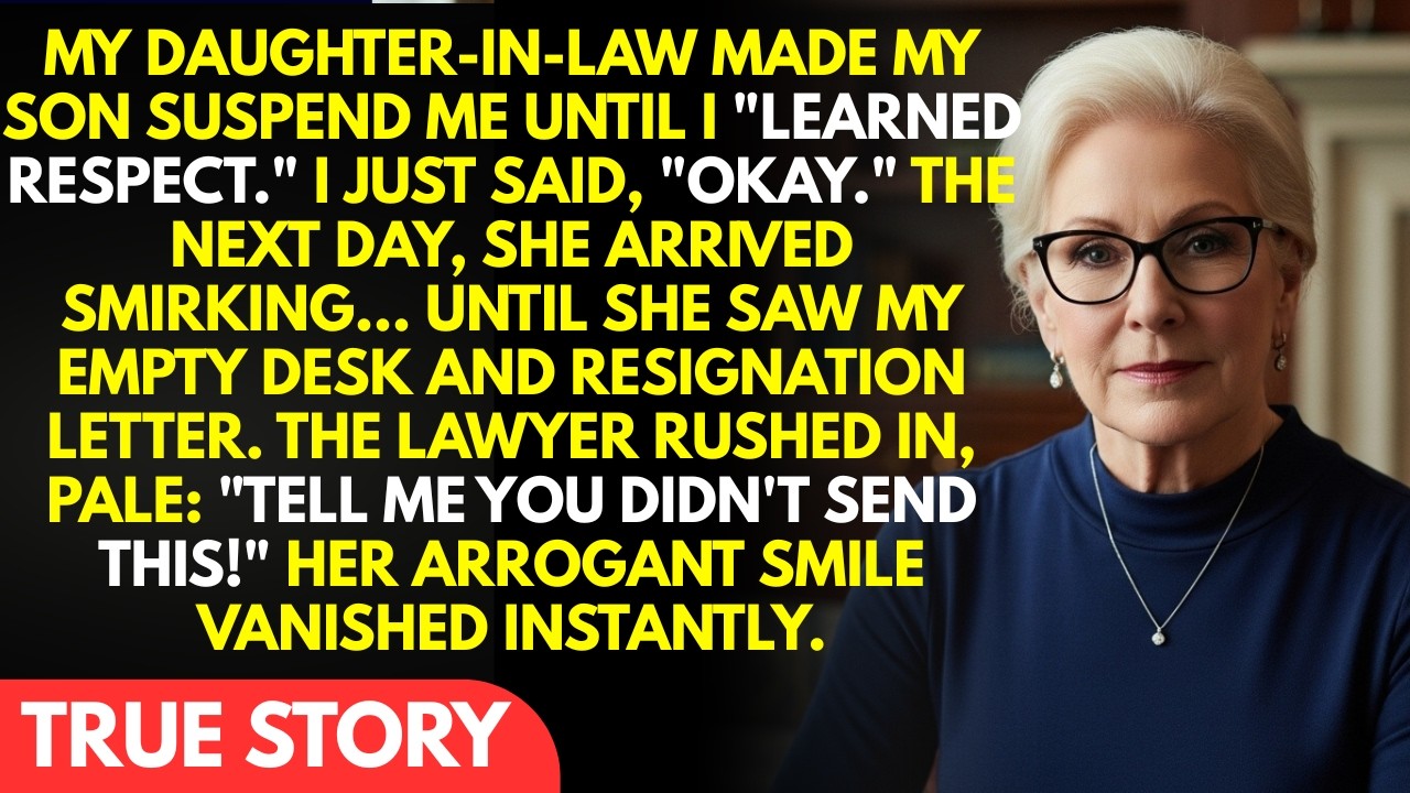My Daughter-In-Law Ordered Me Fired To Teach Me Respect… But The Next Day She Froze.