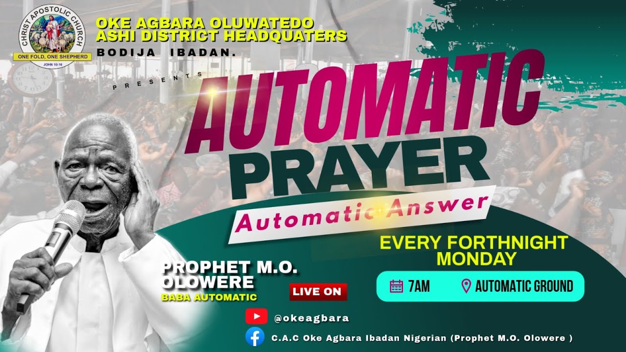 AUTOMATIC PRAYER MEETING - 15th DEC 2025