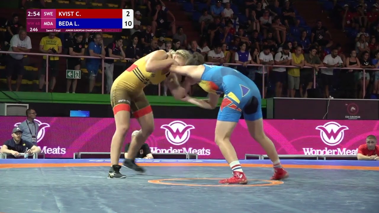 1/2 WW - 68 kg: C. KVIST (SWE) v. L. BEDA (MDA)
