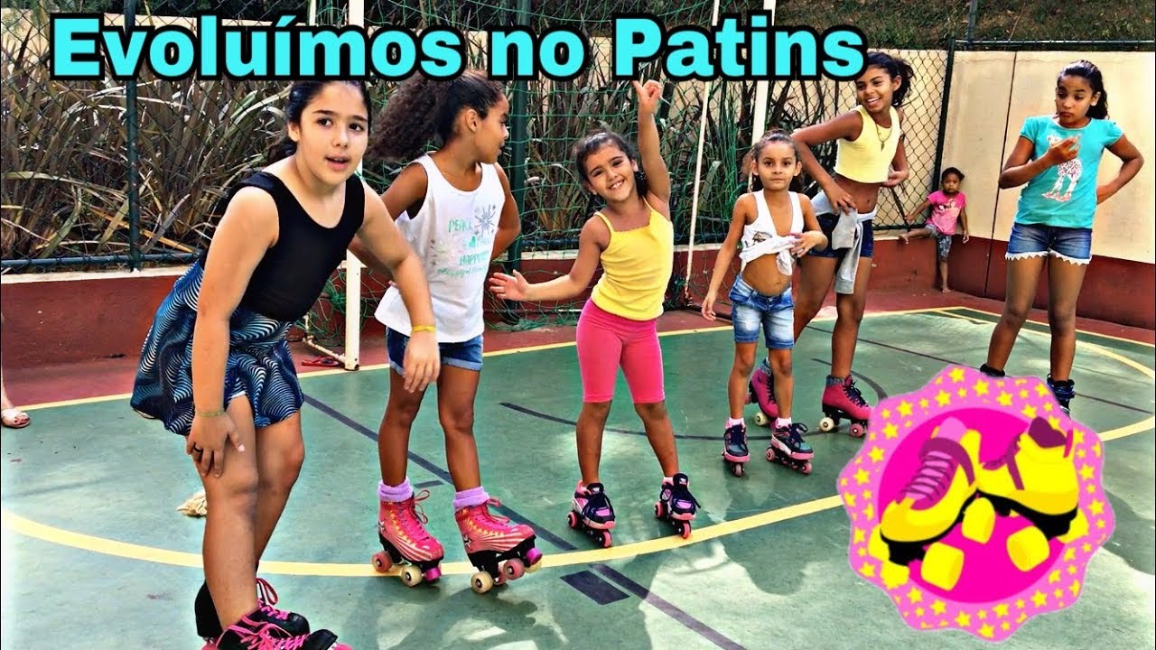 Evolução MELHORAMOS no PATINS - Irmãs na ReaL