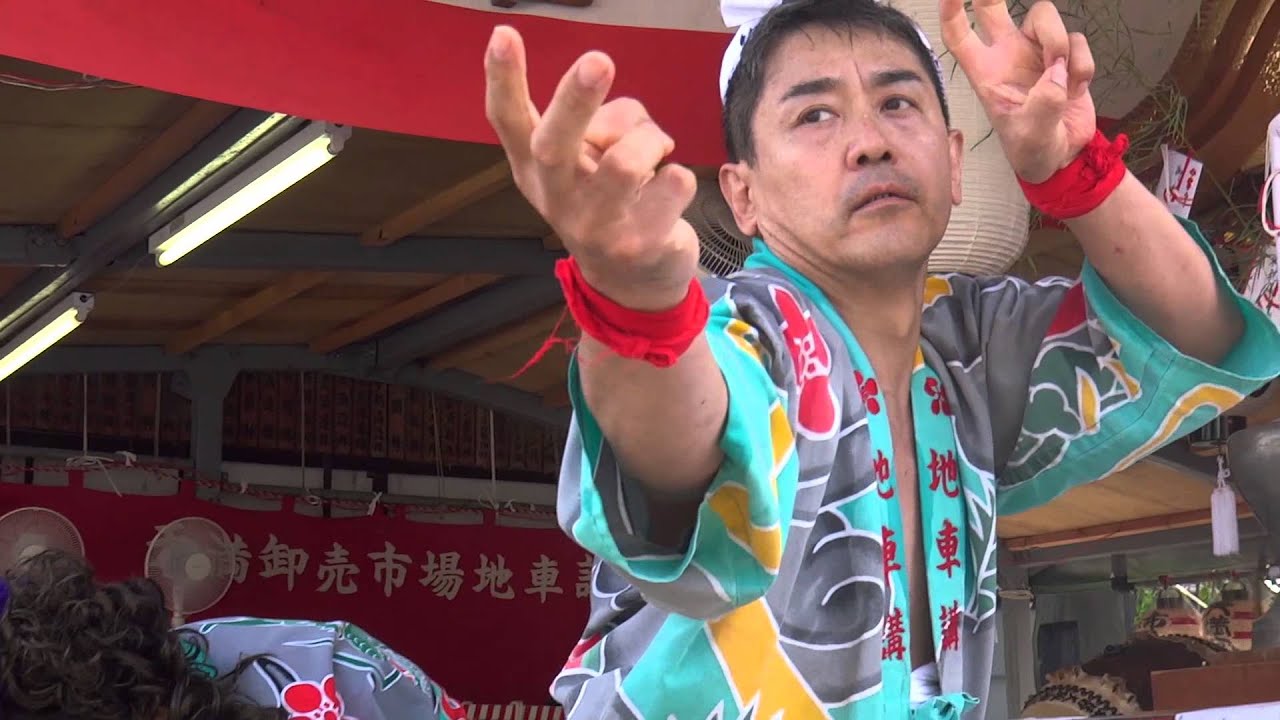 天神祭　龍踊りの達人コラボ　スローテンポバーションから　2015.7.24