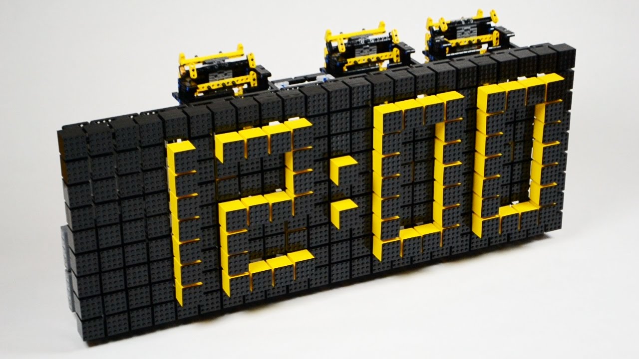 3D Digital LEGO Clock - Time Twister 4