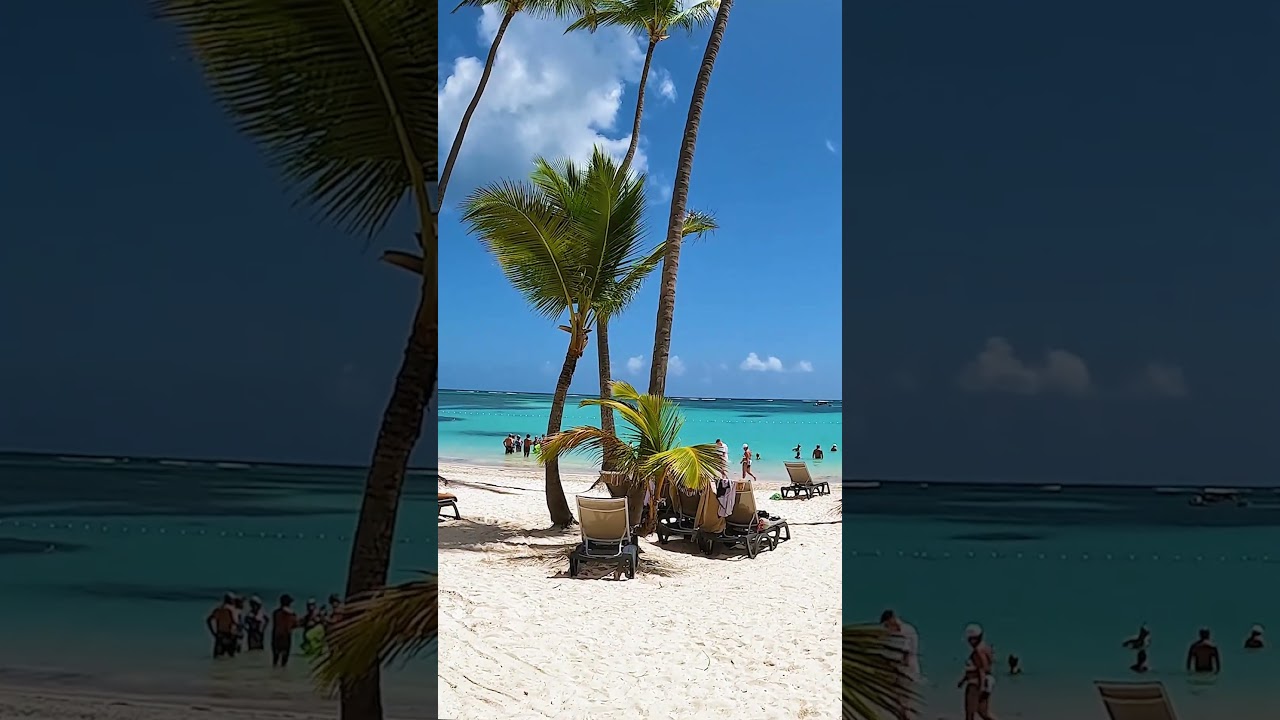 Bavaro Beach, Punta Cana, Dominican Republic 🌊 #travel #beach #dominicanrepublic
