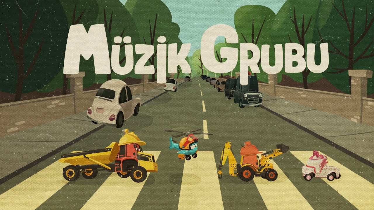 MÜZİK GRUBU 🚜 Homur ve Gumur - Çocuklar için Çizgi Film