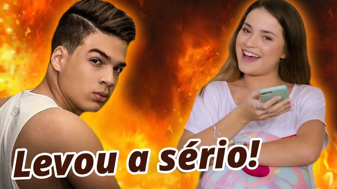 Dando em cima do Lucas Santos com letras de músicas - Cortes da Rai